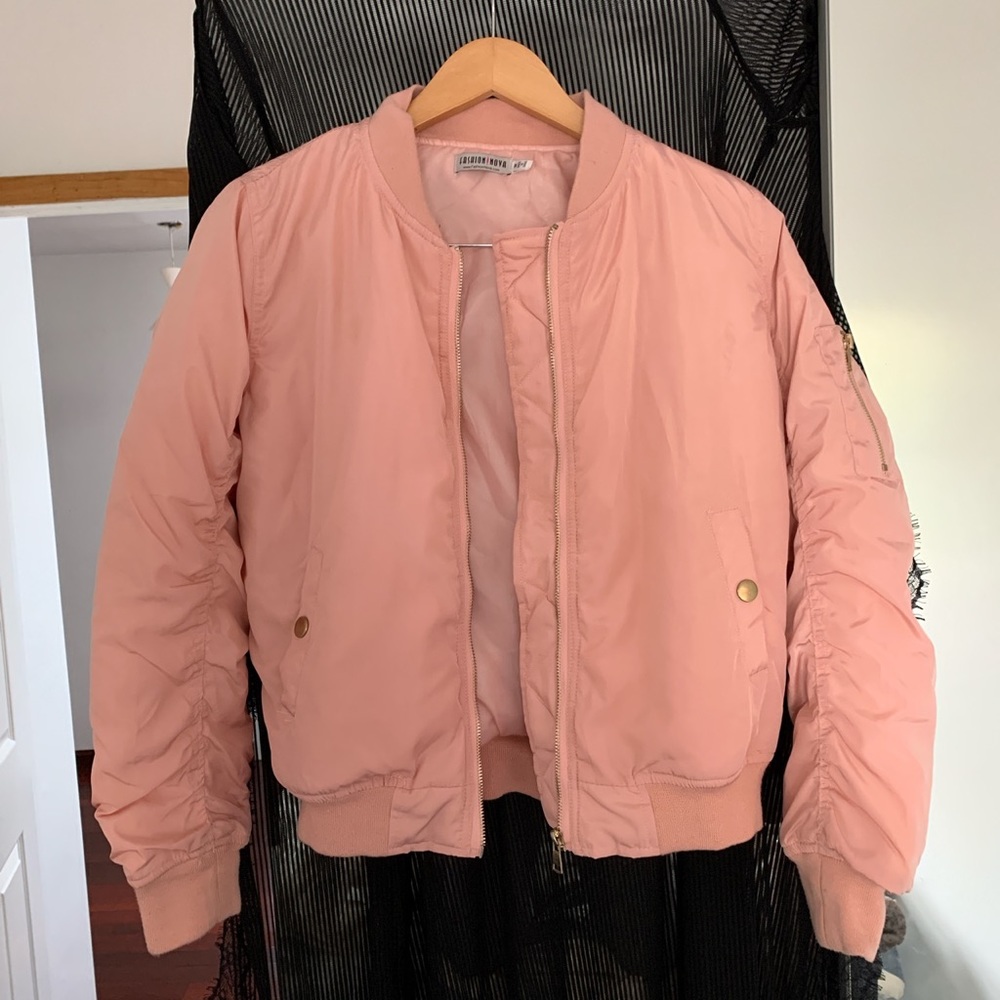 Pink Bomber Jacket - Picture 3 of 3